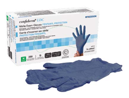 Confiderm® LDC Low Dermatitis Nitrile Exam Gloves (Blue)