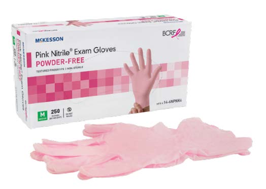 Pink Nitrile® Exam Gloves